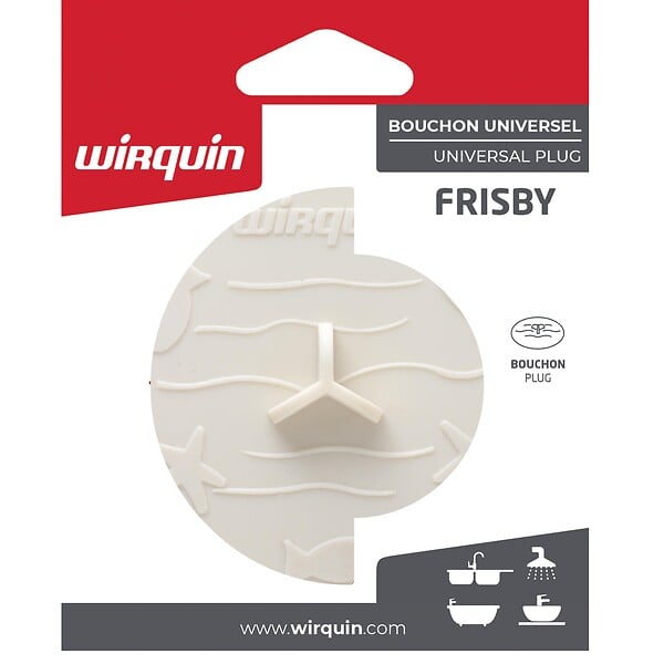 WIRQUIN - Bouchon Frisby blanc cassé - large