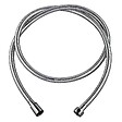 WIRQUIN - Flexible de douche - Inox - Chrome - 1,5 m - vignette