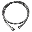 WIRQUIN - Flexible de douche - PVC annelé chromé - Chrome - 1,5 m - vignette