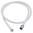 WIRQUIN - Flexible de douche - PVC annelé - Blanc - 1,5m - vignette