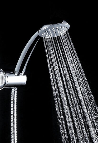 WIRQUIN - Douchette de douche à main - Chrome - 1 jet pluie fine - large