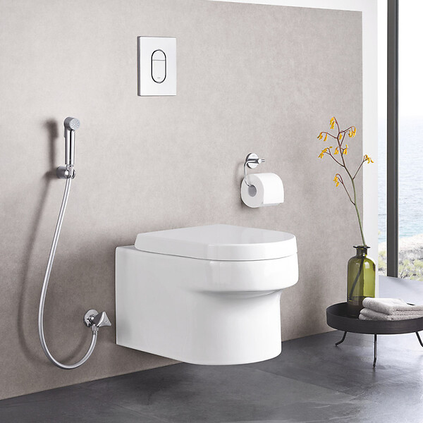 GROHE - Set TEMPESTA F TRIGGER SPRAY 30 GROHE 26354000 douchette avec gachette 1 jet - flexible 125 cm - chrome - large