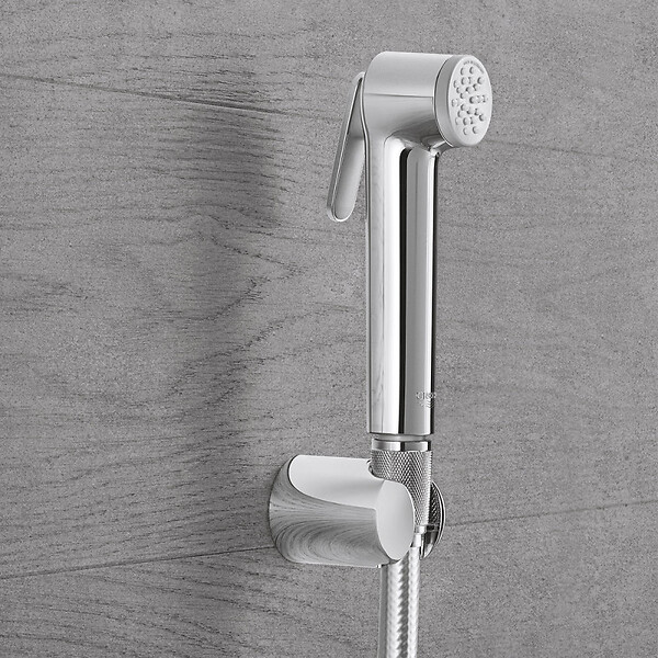 GROHE - Set TEMPESTA F TRIGGER SPRAY 30 GROHE 26354000 douchette avec gachette 1 jet - flexible 125 cm - chrome - large