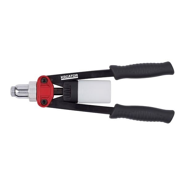 KREATOR - Pince à riveter pro - Noir/rouge - 4 diamètres - large