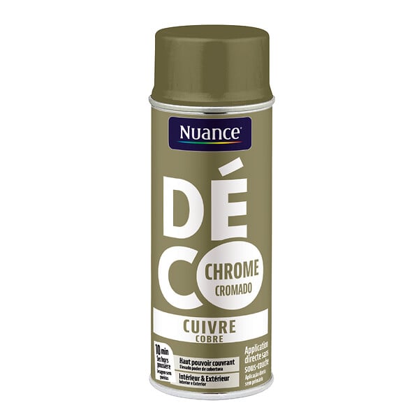 NUANCE - Peinture aerosol -  Cuivre - Chrome - 400ml - large