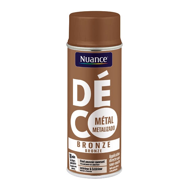 NUANCE - Peinture aerosol - Bronze - Métallisé - 400ml - large