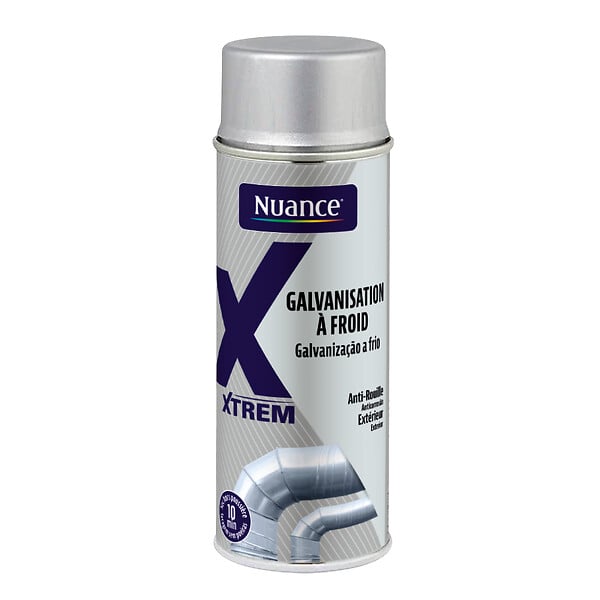 NUANCE - Peinture galvanisation aerosol - Satin - 400ml - large