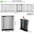 VOUNOT - Barriere de securite Grande Version 3.6M 6 Panneaux noire - vignette