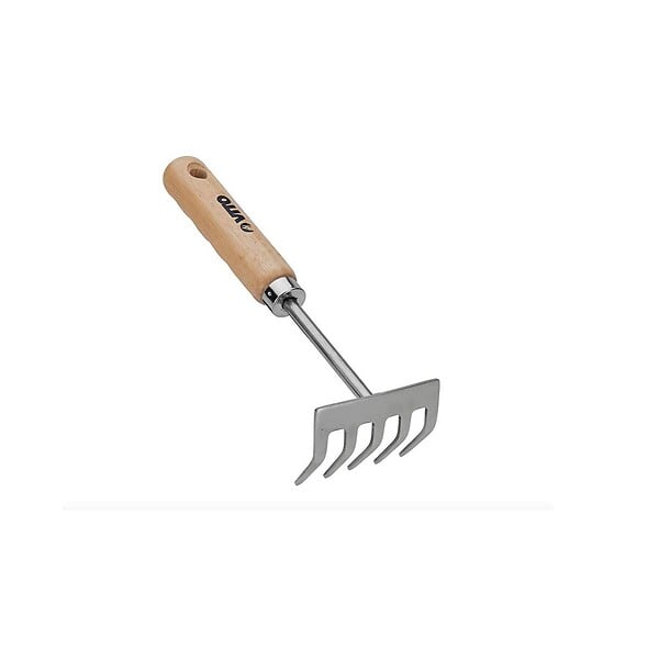 VITO - Kit 9 outils de jardin Manche bois Hêtre Inox et Fer forgés à la main VITO - large