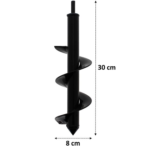 GT MARKET - Forêt tarière Ø 8 cm pour perceuse et visseuse - Longueur 30 cm - large