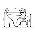 GEBERIT - Cuvette WC Publica Geberit - Sortie horizontale - Sur pieds - 6L - vignette