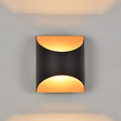 COREP - Applique murale métal YUBIWA Noir/Or - 15W - vignette