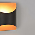 COREP - Applique murale métal YUBIWA Noir/Or - 15W - vignette