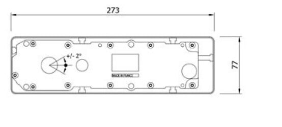 SEVAX - Pivot de sol MINOS+ 180 arrêt à  90Â° axe carré - SEVAX - SN313927 - large