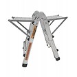 SECURY-T - Échelle articulée pliante et télescopique en aluminium 4x3 marches 2,81m + 2 tablettes - vignette