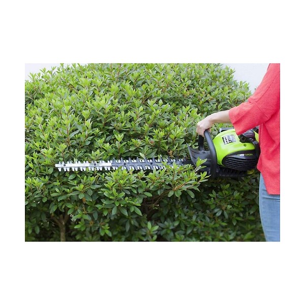 VITO - Taille Haies à Essence 25cm3 Moteur 2 Temps 1.1CV Lame double 55cm Rotation 90° Branches épaisses VITO - large