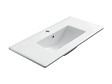 FUTURBANO - Plan vasque céramique 80cm CANCUN - Céramique - Blanc - vignette