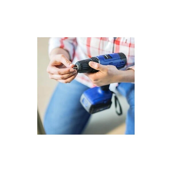 GOODYEAR - Perceuse visseuse à percussion 20V Brushless Batterie lithium 2,0Ah + 11 Accessoires Malette GOODYEAR - large