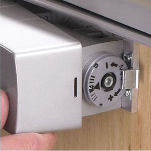 BRICARD - Ferme-porte série 670 force 2-5 bras à  glissière finition argent - BRICARD - 6720017 - large