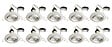 EASYLIGHT - Lot 10 spots LED orientables métal blanc - GU10 - 3W 230lm - vignette