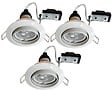EASYLIGHT - Spots LED orientables métal blanc 345lm - vignette