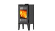 REDPOD - Poêle à bois acier - ALVA 6,7kW - Noir - vignette