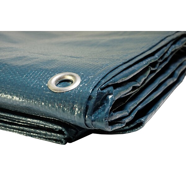 UNIVERS DU PRO - Bâche de jardin 5 x 8 m Bleue et verte Polyéthylène 150g/m² - large