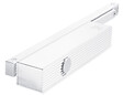 ECO SCHULTE - Ferme-porte TS 61 force 3 - 6 avec glissière B blanc et plaque de montage - ECO SCHULTE - 5030065486 - vignette