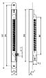 ABLOY - Passe câble invisible pour ouverture de porte jusqu'à  120Â° - ASSA ABLOY - EA280100000 - vignette