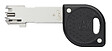 VAK - Mécanisme multipoints VAKMOBILÂ® KléopsÂ® A2P* horizontale à  fouillot gauche blanc - HERACLES - VK0312H0018 - vignette