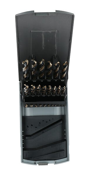 HANGER - Coffret de 25 forets HSS taillés meulés M2 135Â° - HANGER - 155193 - large