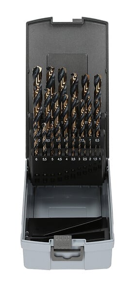 HANGER - Coffret de 25 forets HSS taillés meulés M2 135Â° - HANGER - 155193 - large