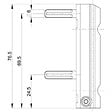 FERCO - Douille à  broches UNI-JET D finition FerGuard - FERCO - 6-36180-01-0-1 - vignette