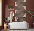 CERAM INDUSTRIE - Carrelage mural Terra terracotta mate - 30x90cm - vignette