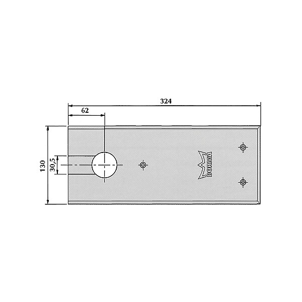DORMAKABA - Pivot modèle BTS 84 - large