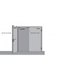DORMA - KIT BANDEAU G96GSR SUP 700MM - vignette