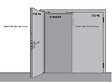 DORMA - KIT BANDEAU G96GSR SUP 700MM - vignette
