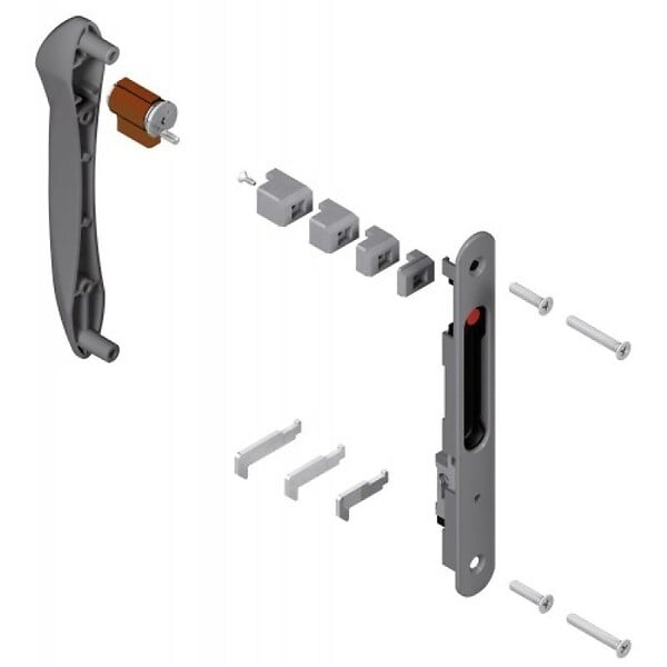 LA CROISEE DS - KIT FERMETURE DOUBLE RENOV NR RAL9005 - large