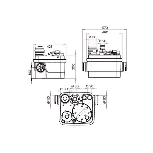 SFA - Station de relevage SANICUBIC 1 Evolution SFA  CUBIC1NM - large