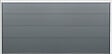SPADONE - Porte de garage sectionnelle motorisée Gris Anthracite l.500 x H.212,5 cm x Ep.60 mm - vignette