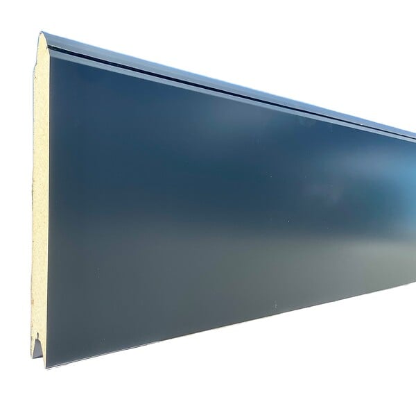 SPADONE - Porte de garage sectionnelle motorisée Gris Anthracite l.500 x H.212,5 cm x Ep.60 mm - large