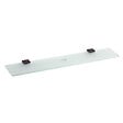 BEMETA - Etagère tablette murale NERO 60 cm en laiton noir - vignette