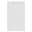 SWISS AQUA TECHNOLOGIES - Swiss Aqua Technologies Fusion Receveur de douche 120x80cm en marbre coulé, Blanc (SATFU12080BL) - vignette