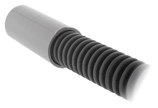 ZENITECH - Lot de 4 manchons rigides gaines ICTA/tubes Ø16mm - Gris - Zenitech - large