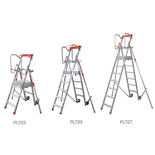 OUTIFRANCE - Escabeau pirl de 1.59m de hauteur de plateforme - PLT06 - large