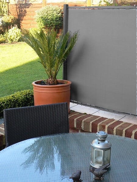 IDEAL GARD - Brise Vue 200g 1 x 3 m gris acier - large