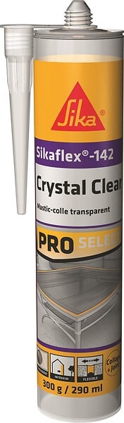 SIKA - Mastic colle multi usage Sikaflex142 transparent 290g - large