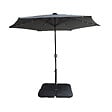 M.CEZARE - Parasol droit lumineux - 2,95m  - anthracite - vignette