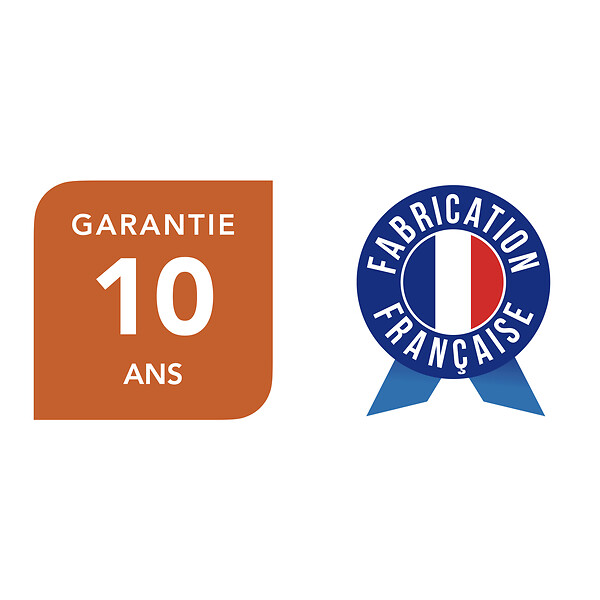 SPADONE - Porte de garage basculante grise avec portillon l.240 x H.200 cm x Ep.20 mm - large