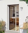 WINDHAGER - Enrouleur porte aluminium blanc 160x225 cm - vignette